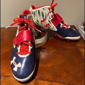 Under Armour Shoes New Ua
Under Armour Cleats Mens Size
13 Red White Blue EUC